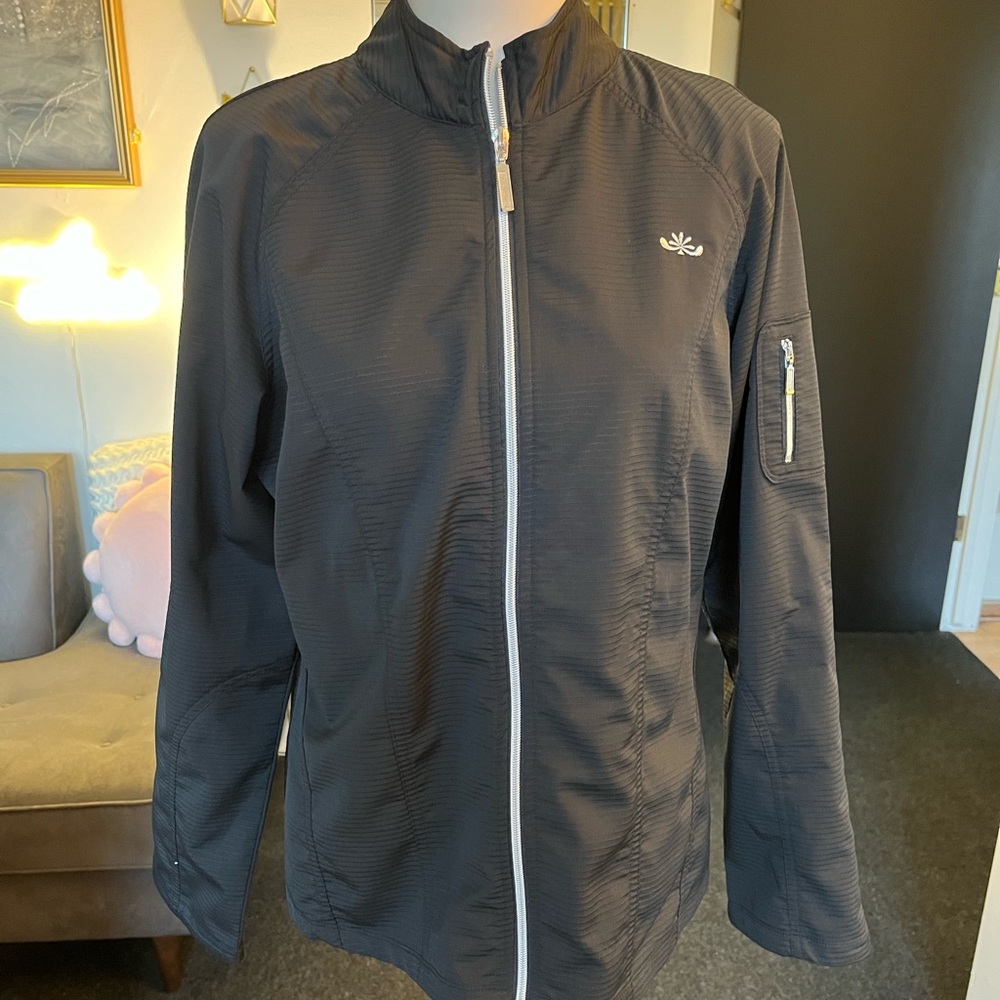 Old Navy Black Full-Zip Lightweight Jacket